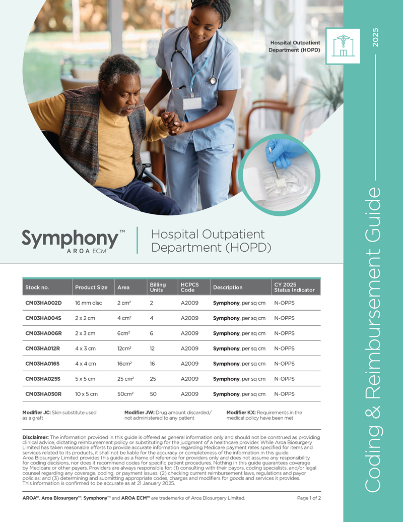 Symphony™ Reimbursement – Symphony HOPD Coding Guide