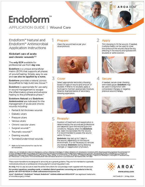 Endoform US Application Guide