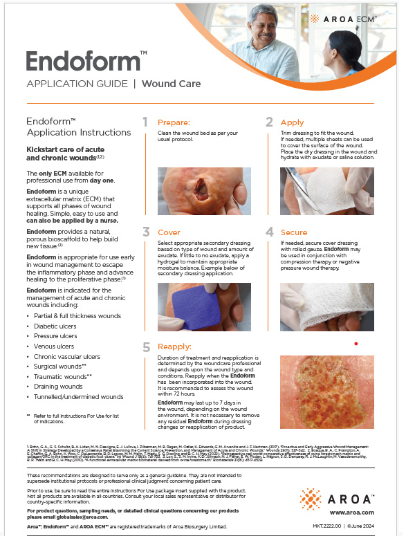 Endoform Application Guide